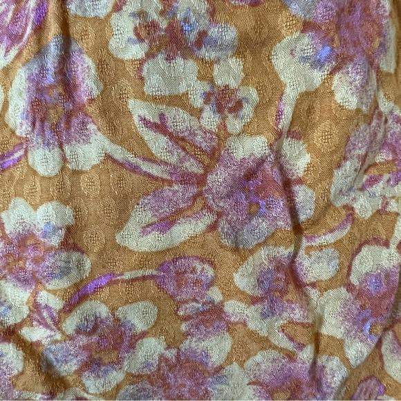 New! Free People Women's Jael Floral Cutout Mini Dress Size XS Yellow 13394 - Picture 13 of 16